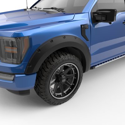 Расширители арок Ford F-150 2021 - 2023 Bolt-On Style, черные болты матовые EGR 793585 793585 фото