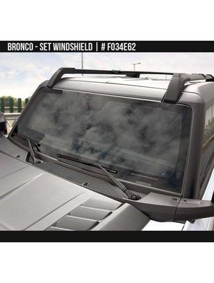 Накладка лобового стекла Ford Bronco 2021-2024 черный AIR DESIGN FO34E62 FO34E62 фото