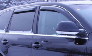Дефлектори вікон передні+задні к-т 4шт темні Volkswagen Touareg 2002 - 2010 EGR 92496014B 92496014B фото