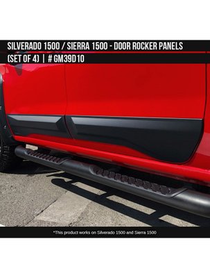 Молдинги боковые Chevrolet Silverado 1500 2019-2023 черный AIR DESIGN GM39D10 GM39D10 фото