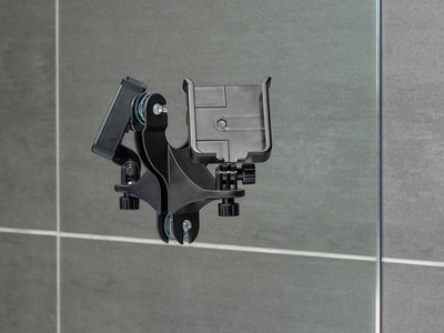 Держатель телефона XL поворотный на присосках, черный, черные фиксатори, 8ARM3, WeatherTech 8ARM3 фото