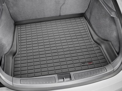 Чорний килим для багажника Tesla Model S 2015 - 2020 WeatherTech 40933 40933 фото