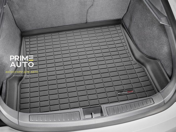 Черный коврик для багажника Tesla Model S 2015 - 2020 WeatherTech 40933 40933 фото