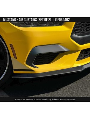 Накладки на повітрозабірники Ford Mustang 2024 чорний AIR DESIGN FO39A02 FO39A02 фото