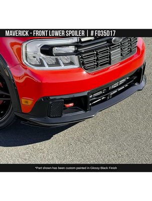 Спойлер переднього бамперу Ford Maverick 2021-2024 чорний AIR DESIGN FO35D17 FO35D17 фото