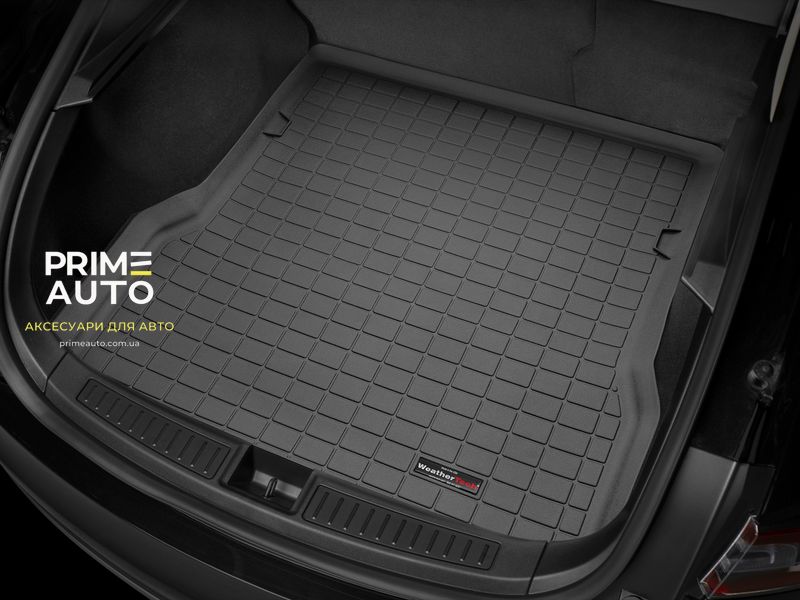 Чорний килим для багажника Porsche Cayenne 2011 - 2018 WeatherTech 40675 40675 фото