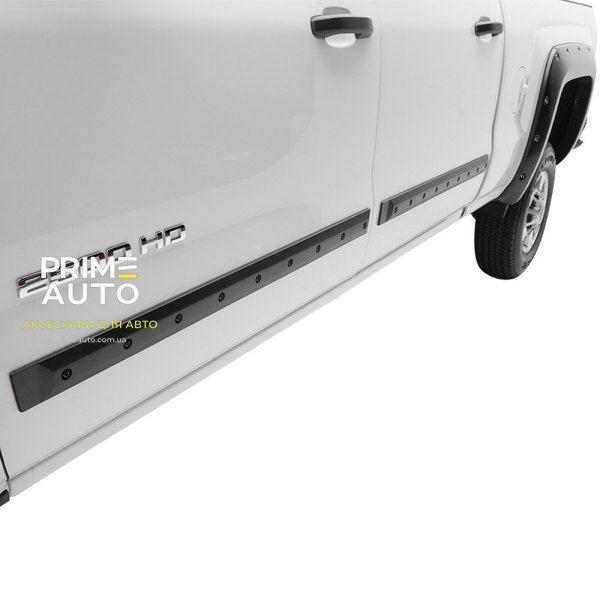 Молдинги боковые Chevrolet Silverado 1500 2019 - 2023 Rugged Style Extended Cab матові EGR 951894 951894 фото