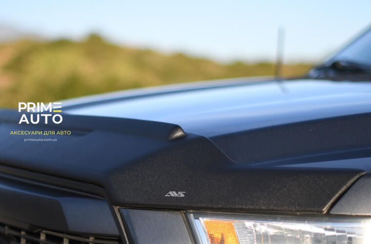 Дефлектор капоту текстурований клеючий Aeroskin ІІ чорний Toyota Tundra 2014 - 2021 AVS 436094 436094 фото