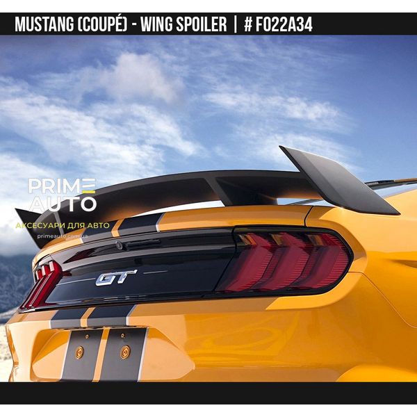 Задній спойлер Ford Mustang 2015-2023 чорний AIR DESIGN FO22A34 FO22A34 фото