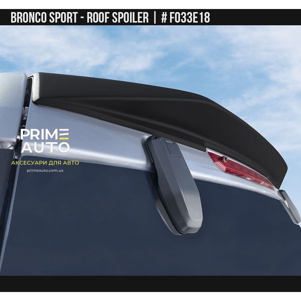 Спойлер кабіни Ford Bronco Sport 2021-2025 чорний AIR DESIGN FO33E18 FO33E18 фото