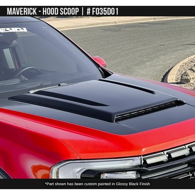 Накладка на капот Ford Maverick 2021-2024 чорний AIR DESIGN FO35D01 FO35D01 фото