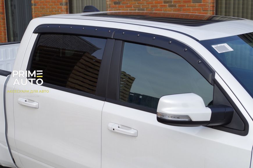 Дефлектори вікон, к-т 4 шт, Tough Guard Dodge;RAM Ram 1500 2019-2024 Quad Cab TV6R19QC TV6R19QC фото