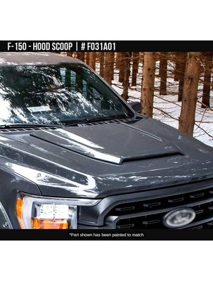 Накладка на капот Ford F-150 2021-2024 чорний AIR DESIGN FO31A01 FO31A01 фото