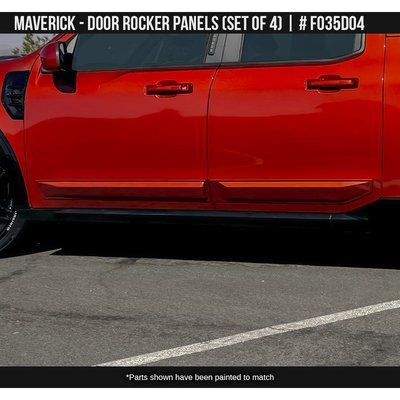 Молдинги боковые Ford Maverick 2021-2024 черный AIR DESIGN FO35D04 FO35D04 фото