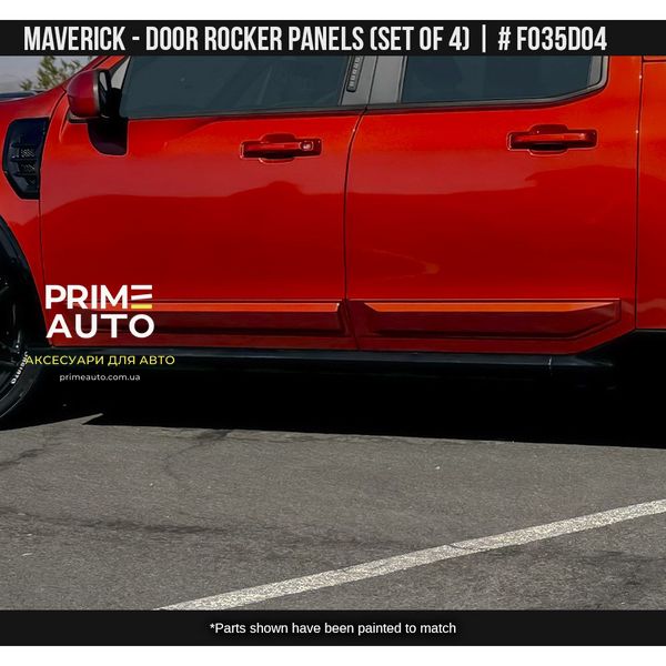 Молдинги боковые Ford Maverick 2021-2024 черный AIR DESIGN FO35D04 FO35D04 фото