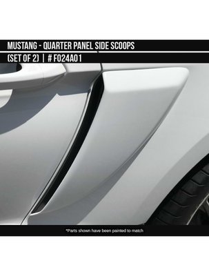Накладки бокові "Scoop" Ford Mustang 2015-2023 чорний AIR DESIGN FO24A01 FO24A01 фото