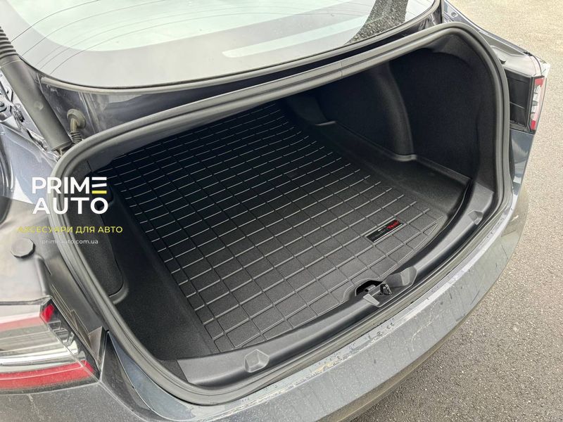 Коврик в багажник черный Tesla Model 3 2017 - 2019 WeatherTech 401052 401052 фото