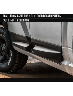 Молдинги боковые Dodge RAM Classic 1500 2010-2023 черный AIR DESIGN CH06A06 CH06A06 фото