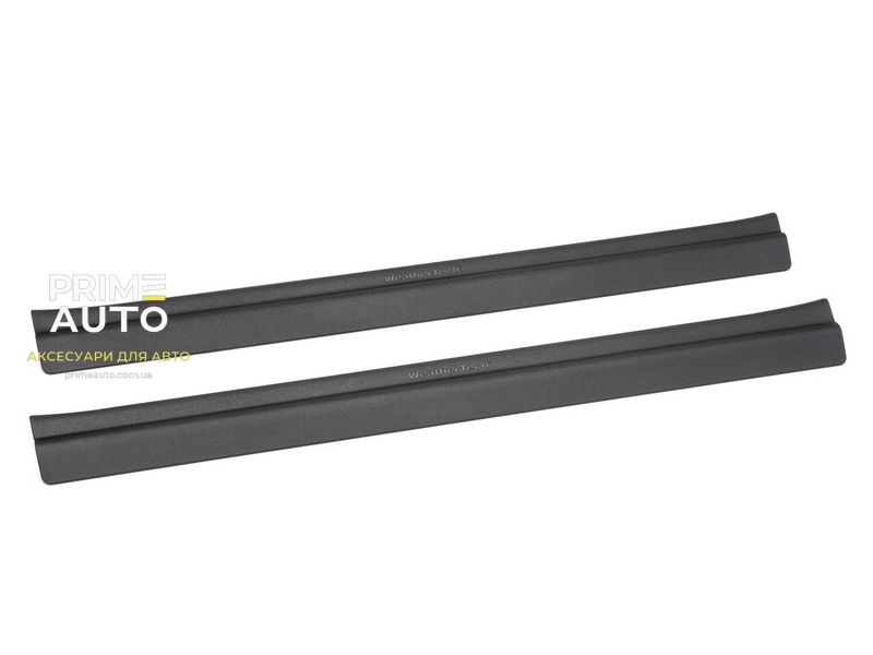 Накладки на пороги, 4 штуки GMC Sierra 1500 2019 - 2024 чорний WeatherTech ST012K1. ST012K1. фото