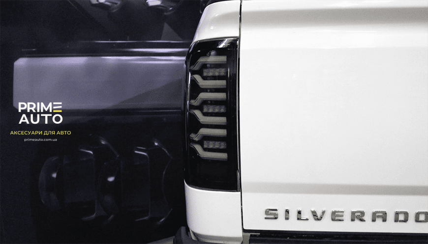 Задние фонари Chevrolet Silverado 3500 2015-2019 LED LUXX серия черные AlphaRex RTL-CL14-SA-YW-BS… RTL-CL14-SA-YW-BS… фото