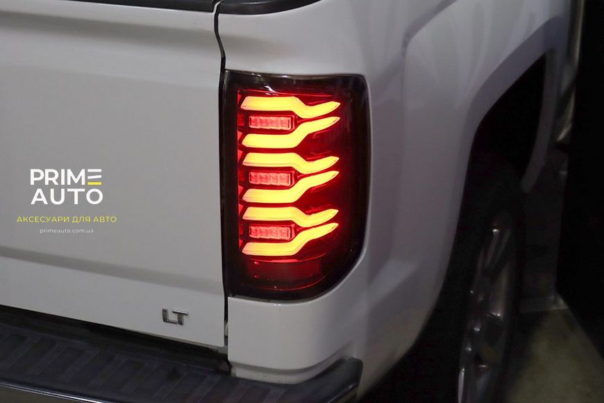 Задні ліхтарі Chevrolet Silverado 3500 2015-2019 LED LUXX серія чорні AlphaRex RTL-CL14-SA-YW-BS… RTL-CL14-SA-YW-BS… фото
