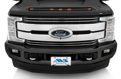 Дефлектор капоту Ford F-250 2017-2018 чорно-чорний AVS 753135-G1 753135-G1 фото