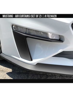 Накладки на повітрозабірники Ford Mustang 2018-2023 чорний AIR DESIGN FO24A28 FO24A28 фото