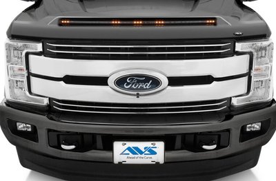 Дефлектор капоту Ford F-250 2017-2020 магнітно-сірий металік AVS 753135-J7 753135-J7 фото