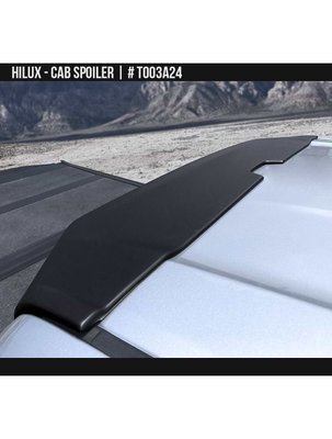 Спойлер кабіни Toyota Hilux 2017-2023 чорний AIR DESIGN TO03A24 TO03A24 фото