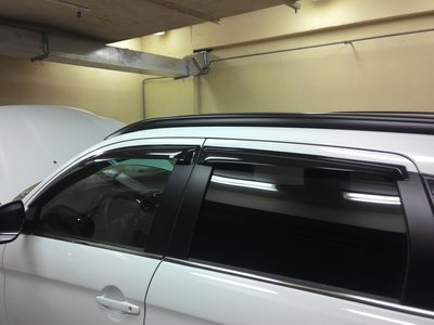 Дефлектори вікон передні+задні к-т 4шт темні Mitsubishi ASX 2011 - 2018 EGR 92460033B 92460033B фото