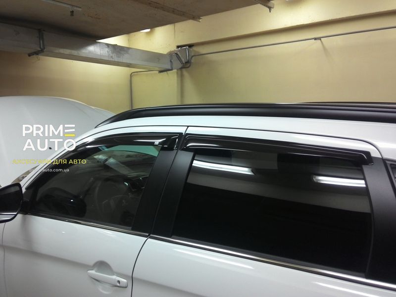 Дефлектори вікон передні+задні к-т 4шт темні Mitsubishi ASX 2011 - 2018 EGR 92460033B 92460033B фото