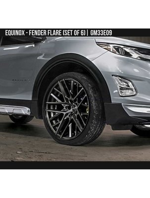 Накладки на арки Chevrolet Equinox 2018-2022 чорний AIR DESIGN GM33E09 GM33E09 фото