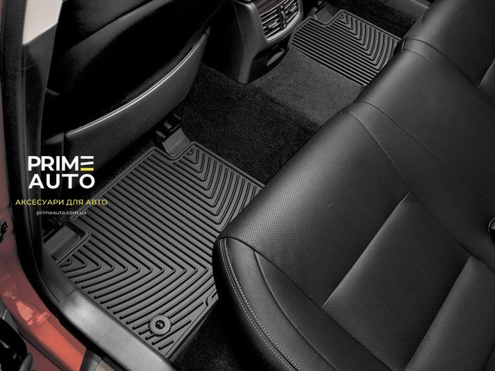 Килими гумові, другого ряду Lexus GS 2013 - 2020 чорний WeatherTech W280 W280 фото