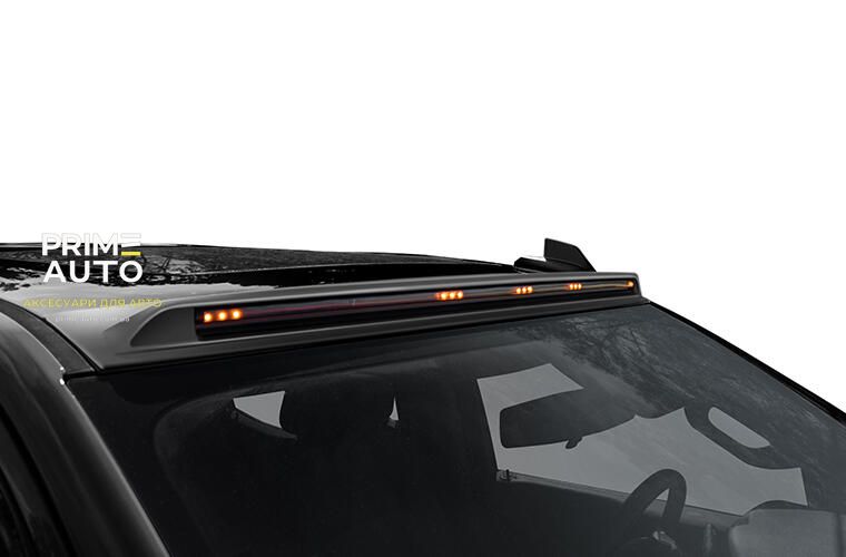Дефлектор лобового скла Aerocab чорний Toyota Tundra 2014 - 2023 AVS 698094 698094 фото