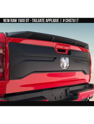 Накладка на задний борт Dodge RAM 2500 2019-2023 черный AIR DESIGN CH07A17 CH07A17. фото