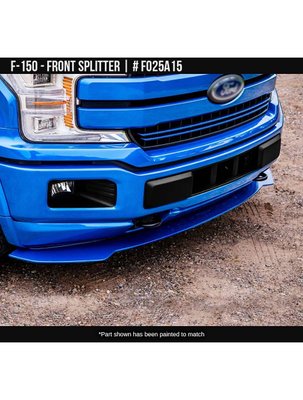Спойлер переднього бамперу Ford F-150 2018-2020 чорний AIR DESIGN FO25A15 FO25A15 фото
