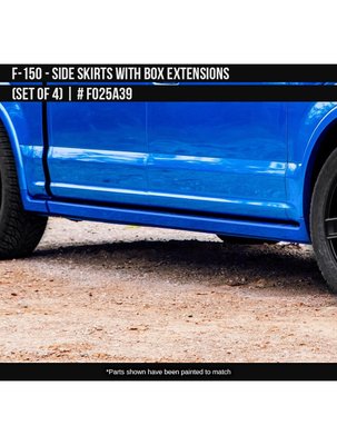 Бічні юбки Ford F-150 2018-2020 чорний AIR DESIGN FO25A39 FO25A39 фото