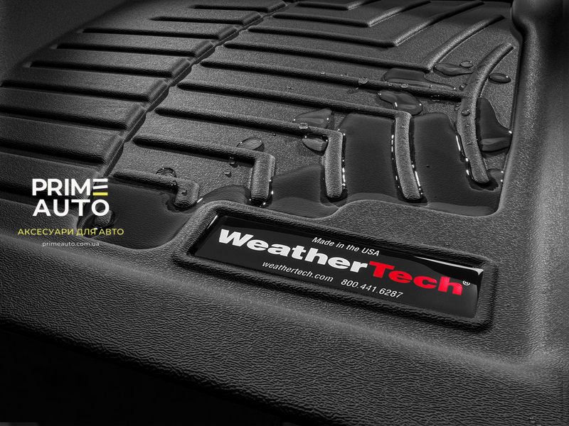 Килими автомобільні, 3D лайнери, передні Toyota Prado 150 2013 - 2020 чорний WeatherTech 444931 444931 фото