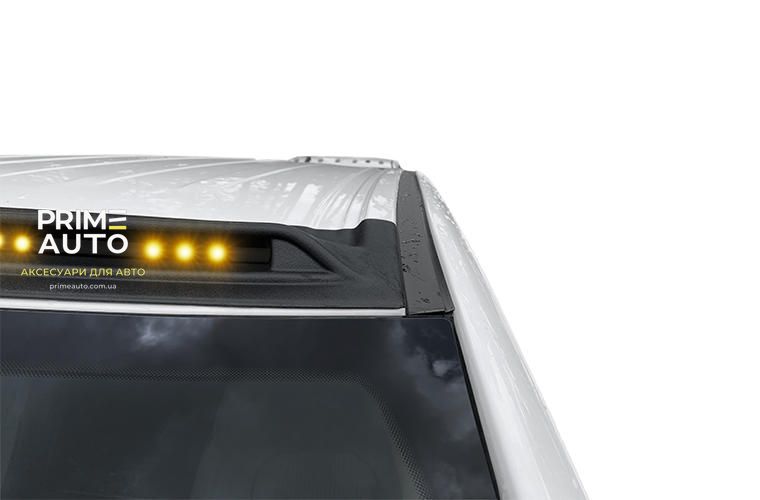 Дефлектор лобового скла чорний Aerocab без люку RAM 1500 2019-2023 AVS 698163 698163 фото