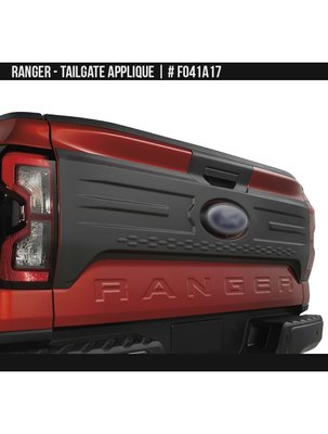Накладка на задній борт Ford Ranger USA 2023-2024 чорний AIR DESIGN FO41A17 FO41A17 фото