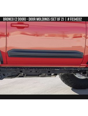 Молдинги бокові Ford Bronco 2021-2024 чорний AIR DESIGN FO34E02 FO34E02 фото