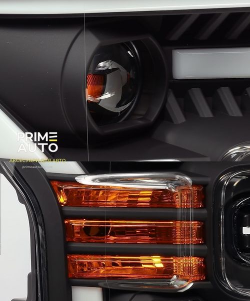 Передние фары Ford F150 2015-2017 PRO серия черные AlphaRex AXHL-FF15-PPTS-B-A AXHL-FF15-PPTS-B-A фото