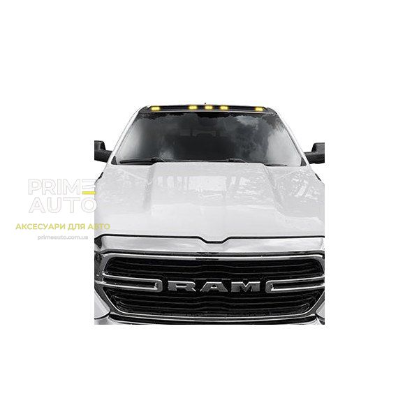 Дефлектор лобового скла Aerocab чорний Chevrolet Silverado 1500 2019 - 2023 AVS 698168 698168 фото
