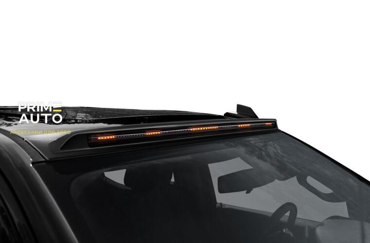 Дефлектор лобового скла Aerocab PRO чорний Ford Ranger 2019 - 2023 AVS 898166-G1 898166-G1       фото