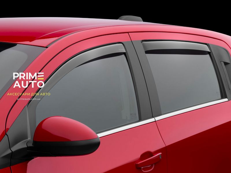 Дефлекторы окон, передние+задние к-т 4шт, вставные Toyota Sequoia 2008 - 2022 WeatherTech 86450 86450 фото