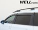 Дефлекторы окон, к-т 4 шт, с хромированным молдингом Subaru Ascent 2019 - 2022 Wellvisors 3-847SU019 3-847SU019 фото 7