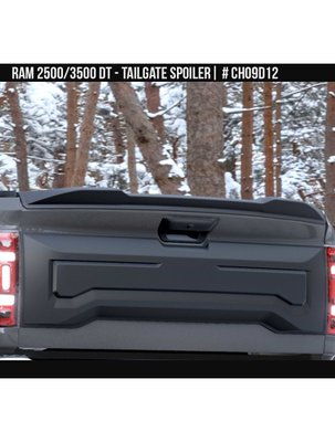 Спойлер на задний борт Dodge RAM 3500 2019-2023 черный AIR DESIGN CH09D12 CH09D12. фото