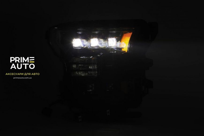 Передние фары Ford F150 2015-2017 LED NOVA серия цвет Alpha-Black AlphaRex AXHL-FF15-PPTS-LED-FLB-A-G2 AXHL-FF15-PPTS-LED-FLB-A-G2 фото