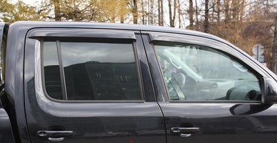 Дефлектори вікон передні+задні к-т 4шт темні Ford Ranger EUR 2022 + EGR 92431042B 92431042B фото