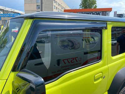 Дефлектори вікон к-т 2-шт темні Suzuki Jimny 2019 + EGR 92290024B 92290024B фото